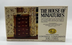 Kit The House of Miniatures #40009 Chippendale cofre en cofre/envío gratuito - Imagen 1 de 5