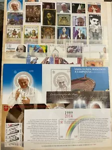 Vaticano 2014 annata completa mnh con foglietti e libretto - Imagen 1 de 1