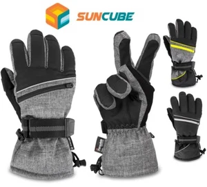Waterproof Winter Thermal Ski Gloves Snow Insulated Warm Snowboard Hiking Men - Picture 1 of 23