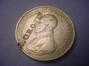 Germany Prussia 1818A Countermark T. GROVES #84204 - Picture 1 of 2