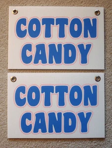 2 BONBONS Coroplast SCHILDER Neu! 8" x 12" Konzessionsständer - Bild 1 von 1