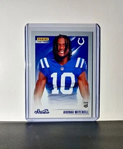 Adonai Mitchell 2024 Panini NFL #1 Studio Rookies Card Indianapolis Colts 1/1672 - Bild 1 von 2