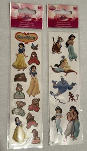 Disney Princesses /Scrapbooking - Snow White - Jasmine, Dimensional- RARE! HTF! - Picture 1 of 10