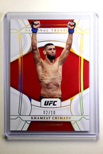2022 Chronicles UFC Khamzat Chimaev /10 Gold National Treasures SSP