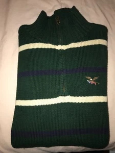 American Living Quarter Zip Green Size XL (20) 100% Cotton - Picture 1 of 11