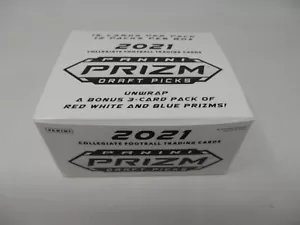 NEW 2021 NFL Panini Prizm Draft Picks NFL Football 12 Pack Box 15 Cards Per Pack - Picture 1 of 4