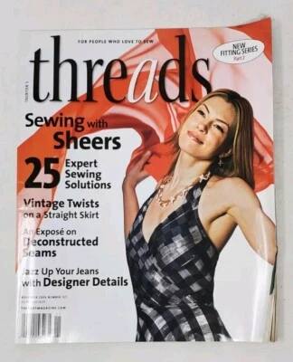 Taunton's Threads Magazine Nov 2006 Sewing With Sheers - Image 1 of 3