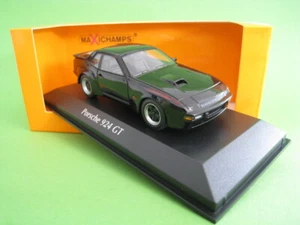 Porsche 924 GT schwarz Baujahr 1981 Maßstab 1:43 Maxichamps/Minichamps OVP NEU - Picture 1 of 9