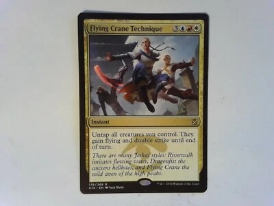 Flying Crane Technique	 Khans of Tarkir- Magic the Gathering  Multi - Image 1 of 2