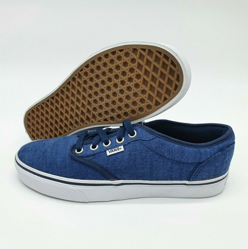 Scarpe Vans blu 106 vulcanizzate scarpe da skateboard tela blu unisex EU 40 5 US 8