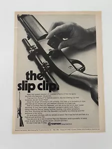 Anuncio impreso vintage 1971 Crosman CO2 Pellgun The Slip Clip anuncio - Imagen 1 de 3