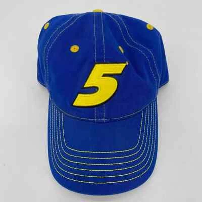 Chase Authentics Strapback Hat NASCAR #5 Mark Martin Hendrick Motorsports Blue - Image 1 of 4