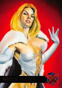 WHITE QUEEN / '95 1995 Fleer Ultra X-Men BASE Card #51 - Art by Julie Bell - Picture 1 of 2