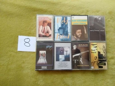 POP MUSIC CASSETTE BUNDLE Inc Kenny Thomas, Ray Stevens 80'S -90'S X 8 (8) - Image 1 of 2