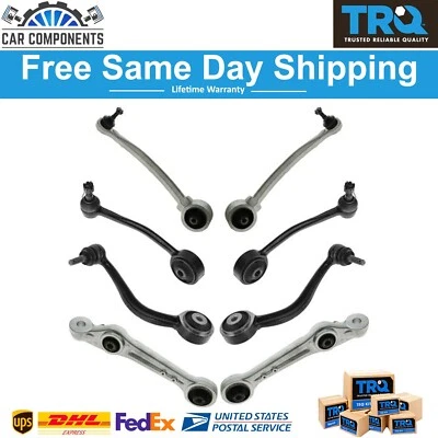 TRQ Front Control Arm Upper Lower Kit Set 8pc For 2009-13 Hyundai Equus Genesis — 第 1/4 张图片