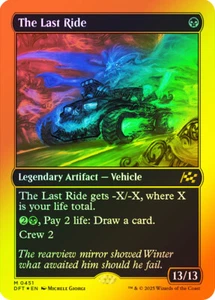 Lámina MTG FOIL The Last Ride First Place - Aetherdrift #451 - Imagen 1 de 1