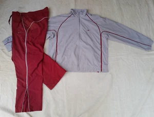 Chándal Adidas De Colección Para Hombre Extra Grande Gris Rojo Logo Bordado Y2K - Imagen 1 de 21