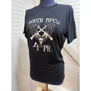 Vintage Sport-T By Stedman Tshirt Herren S 4th Plt. Rep Militär Einzelnaht - Bild 1 von 8