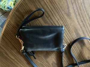 Bezauberndes Charlie Crossbody Armband schwarz goldfarben und klare Steine Goth - Bild 1 von 12