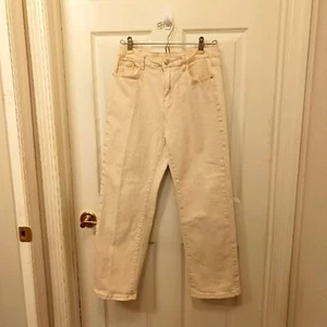 Vintage Dazy Jeans Youth Size Xl Cream Off White Stretch High Rise Size 4-6 - Picture 1 of 6