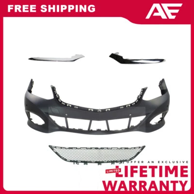 Kit de cubierta de parachoques delantero para Mercedes Benz E400 E350 E250 E550 2014-2016 Foto 1 de 4