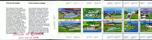 Canada Stamp Booklet - #BK86 w/First Day Cancel (1983) 10 x 32¢ Se-tenant pan... - Picture 1 of 1