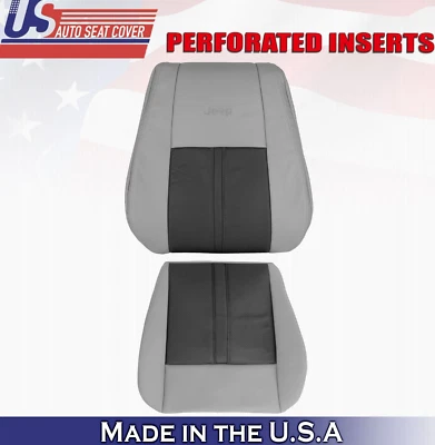 Jeep Grand Cherokee Limited 2007 cubierta superior e inferior de cuero gris para conductor Foto 1 de 4