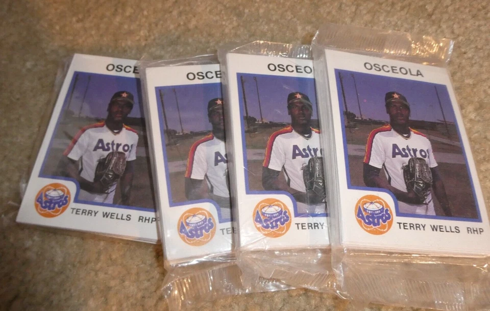 Lot of 4 1987 Osceola Astros ProCards Minor League Team Sets - Image 1 of 1