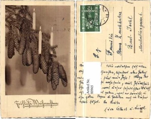 80965, velas de Navidad conos de abeto - Imagen 1 de 1