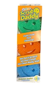 Esponja Scrub Daddy Color - Esponja para platos multiusos sin arañazos. ¡ENVÍO GRATUITO! - Imagen 1 de 4