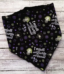 Baby Bandana Bib BeetleBaby I Myself Am Strange And Unusual Gothic Ghoul - Picture 1 of 1