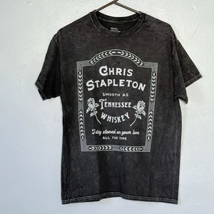 Chris Stapleton T-Shirt Large schwarz glatt wie Tennessee Whiskey Tee beschädigt - Bild 1 von 6