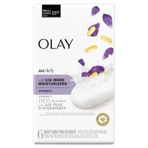 Age Defying Bar Soap with Vitamin E and Vitamin B3 Complex Beauty Bars 3.17 Oz, - Picture 1 of 12