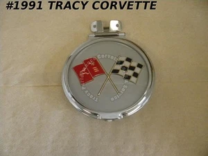 1963E Corvette Reproduction of GM 3797378 Gas Door Assembly Early Roller Style - Picture 1 of 2