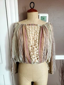 Beautiful Multicolor Striped Boho Top By Free People!! Size XS/S!! - Picture 1 of 7