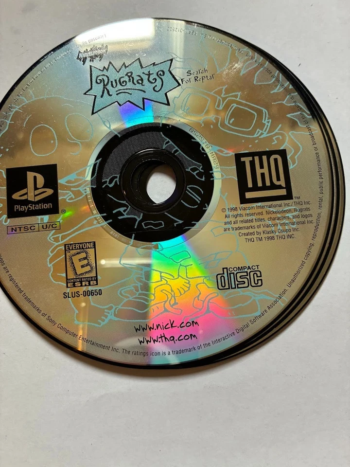 Rugrats: Search for Reptar (Sony PlayStation 1/PS1, 1998) - Image 1 of 1