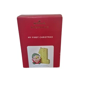 2021 Hallmark MY FIRST CHRISTMAS Ornament Baby 1st Holiday - Bild 1 von 3