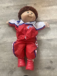 Cabbage Patch Kids 1982 Puppe mit Fashion Frenzy Gymnastik Outfit und Schuhen - Bild 1 von 7