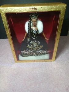 2006 Holiday Barbie Doll by Bob Mackie African American Mattel No.J0950 NEW RARE - Picture 1 of 9