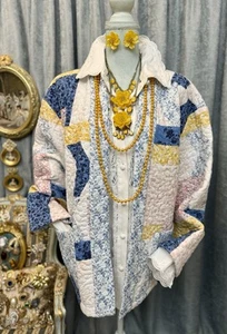 NWT Patchwork Jacket Size XL - Picture 1 of 4