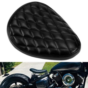 Motorcycle Spring Solo Seat Black For Harley For Sportster Bobber Chopper - Picture 1 of 10