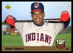 Upper Deck Gold Top Prospect Manny Ramírez Indians 1993 #433 C18 - Imagen 1 de 2