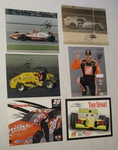 Lot of 6 Tony Stewart Autorennen Autograph Photographs & Photo Cards NASCAR - Bild 1 von 15