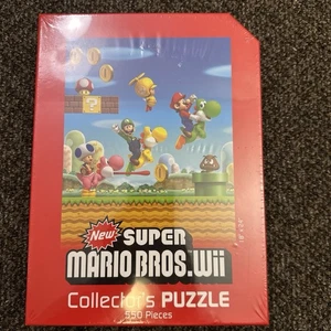2010 NEU Super Mario Bros. Wii Sammler Puzzle 550 Teile 18 x 24 Zoll - Bild 1 von 4