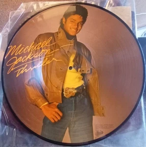 MICHAEL JACKSON "Thriller" Limited Edition PICTURE DISC LP 1983 EPIC 8E8 38867 - Picture 1 of 4
