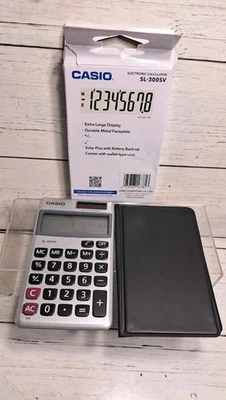 Casio SL-300SV Standard Function Desktop Calculator General Purpose Large... - Image 1 of 4