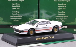 Kyosho 1/64 British Car Collection Lotus Essex Turbo Esprit 1980 Blanco - Imagen 1 de 4
