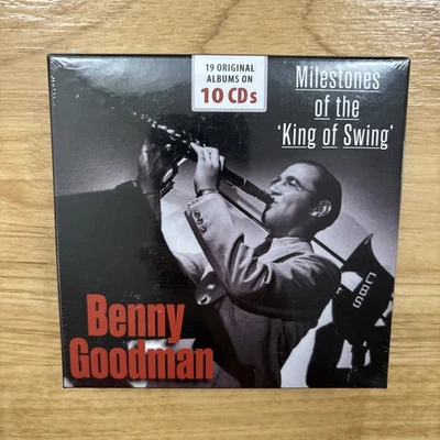 Benny Goodman: Milestones Of The King Of Swing 19 Album (CD, 10 Disc) New Sealed Foto 1 de 4