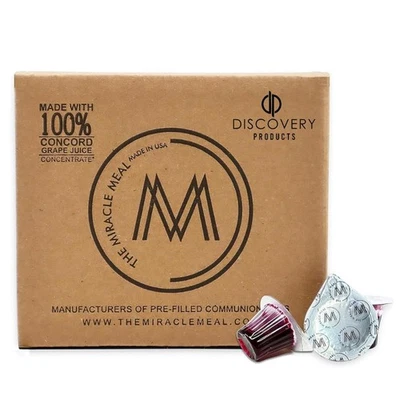 Communion only Juice Cups Set – 100 with 100% Concord Grape Juice Only - Image 1 of 4
