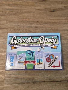 GALVESTON Opoly Board Game Oleander City Monopoly Style Pre Owned Complete - Picture 1 of 2